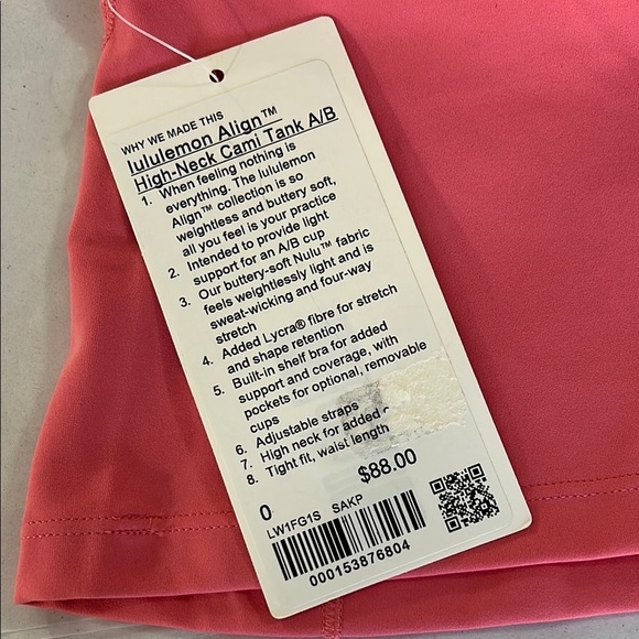 lululemon athletica Sakura Pink High-Neck Cami Tank Top - Picture 5 of 5